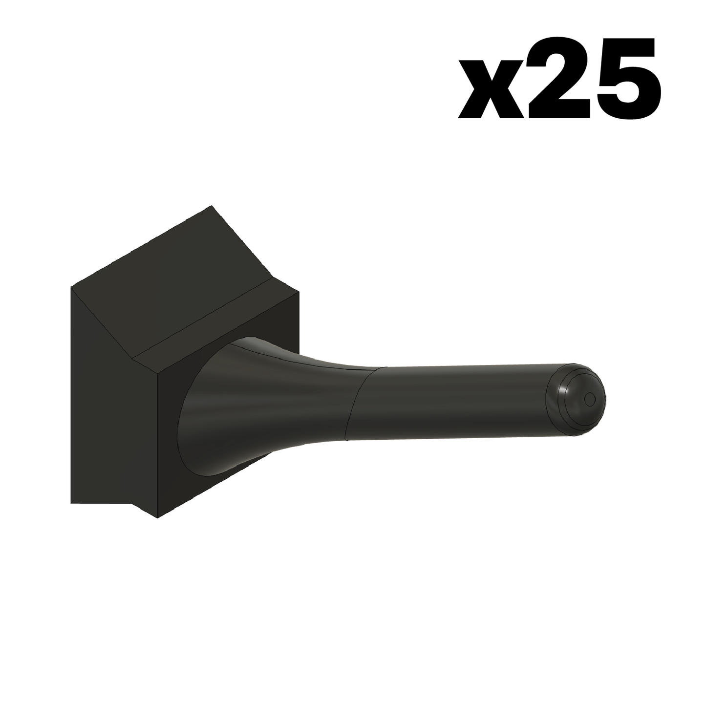 JAGERMOUNT™ Pack Of 25 Long Peg Hanger