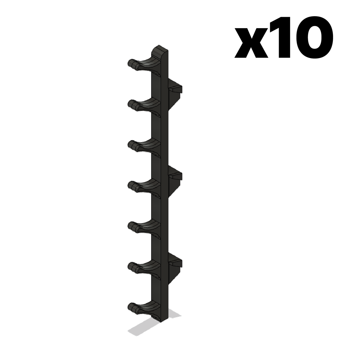 JAGERMOUNT™ Pack Of 10 Wrench Rack Vertical Insert