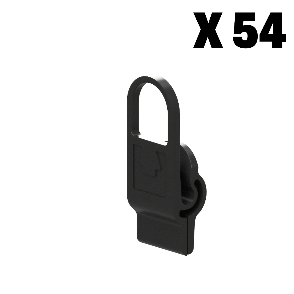 JAGERMOUNT™ Pack of 54 Hanger Clips