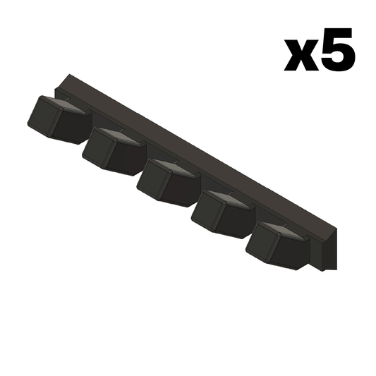 JAGERMOUNT™ Pack Of 5 1/2 Socket Holder
