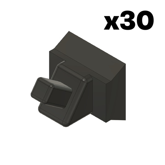 JAGERMOUNT™ Pack Of 30 1/4 Single Socket