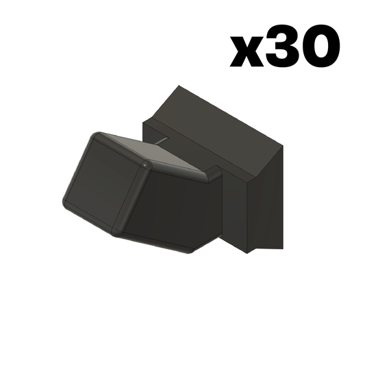 JAGERMOUNT™ Pack Of 30 1/2 Single Socket