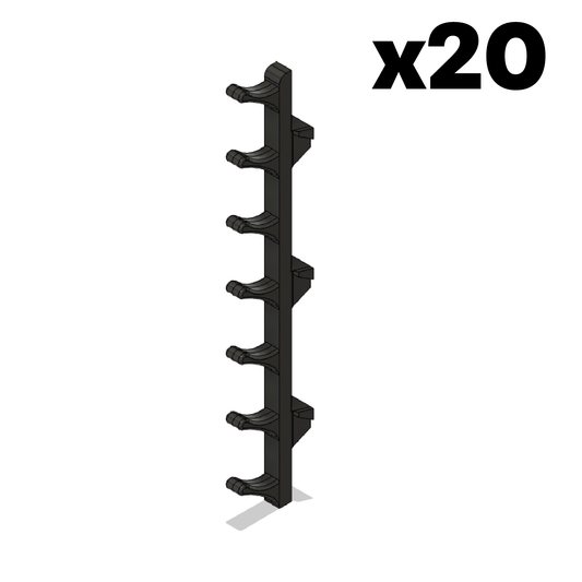 JAGERMOUNT™ Pack Of 20 Wrench Rack Vertical Insert