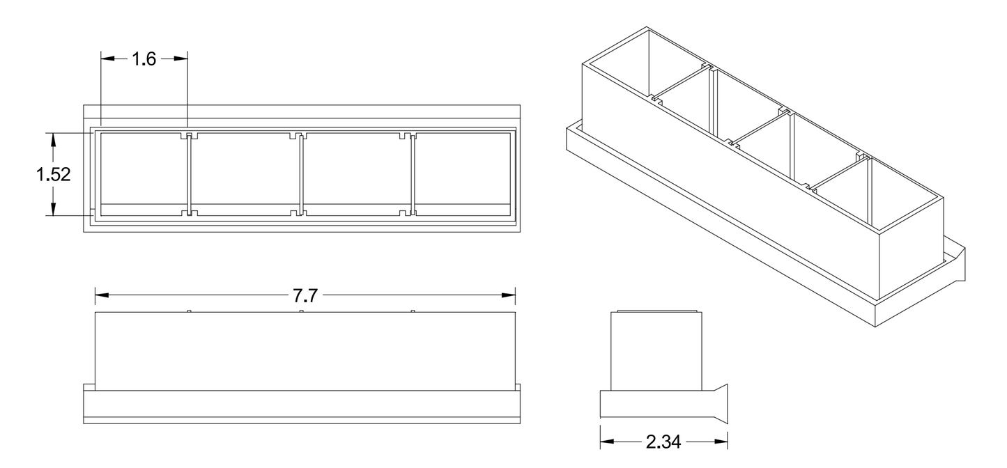JAGERMOUNT™ Removable Project Box Small