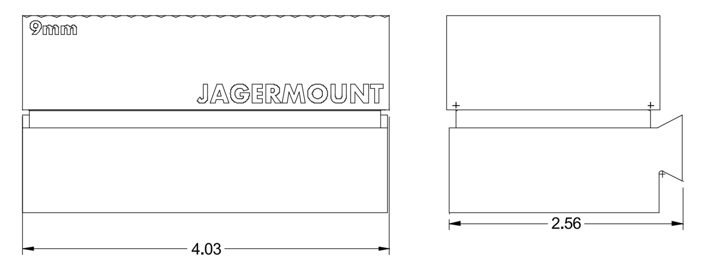 JAGERMOUNT™ 9 mm Ammo Holder