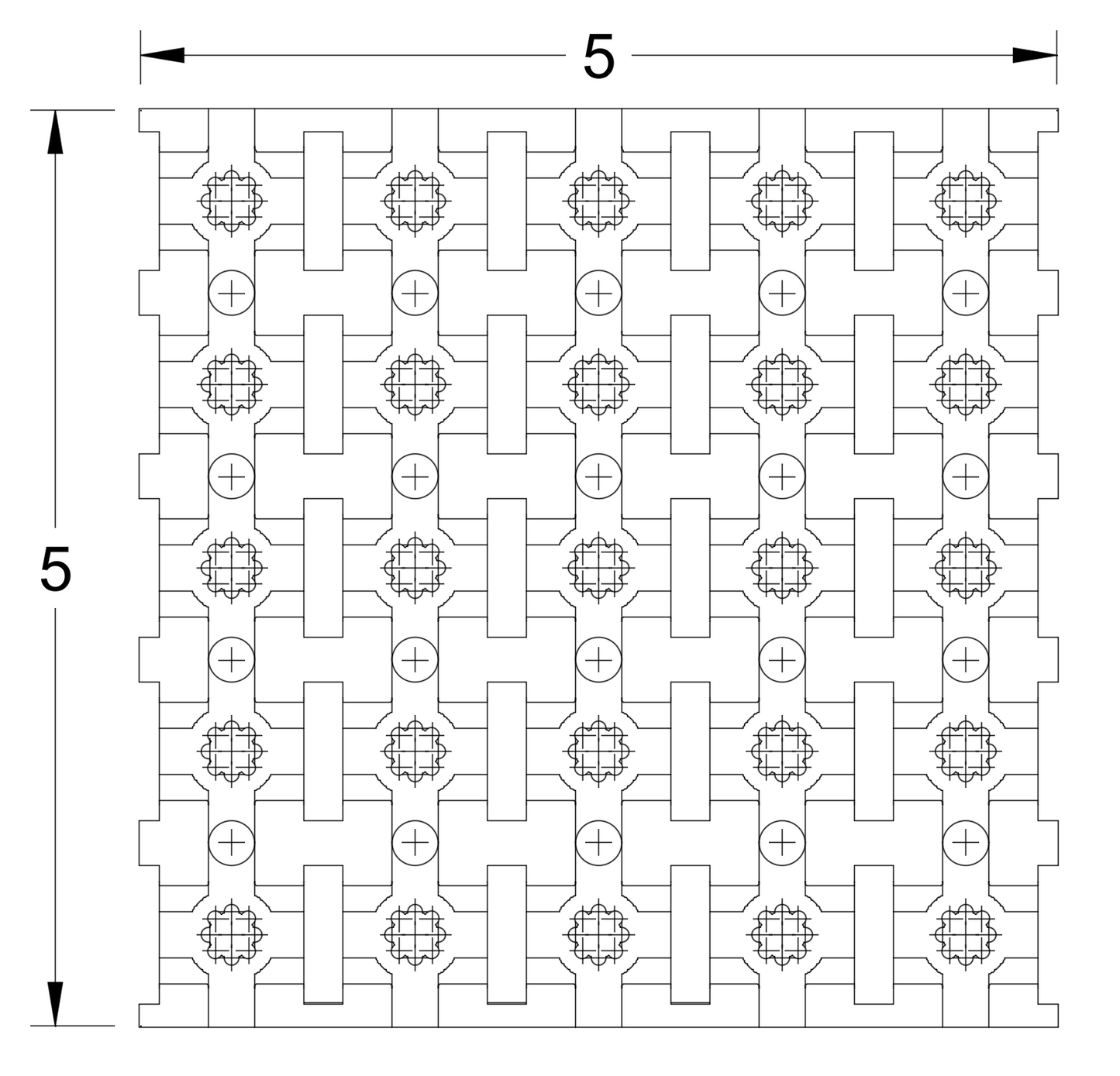 JAGERMOUNT™ 5x5 Board