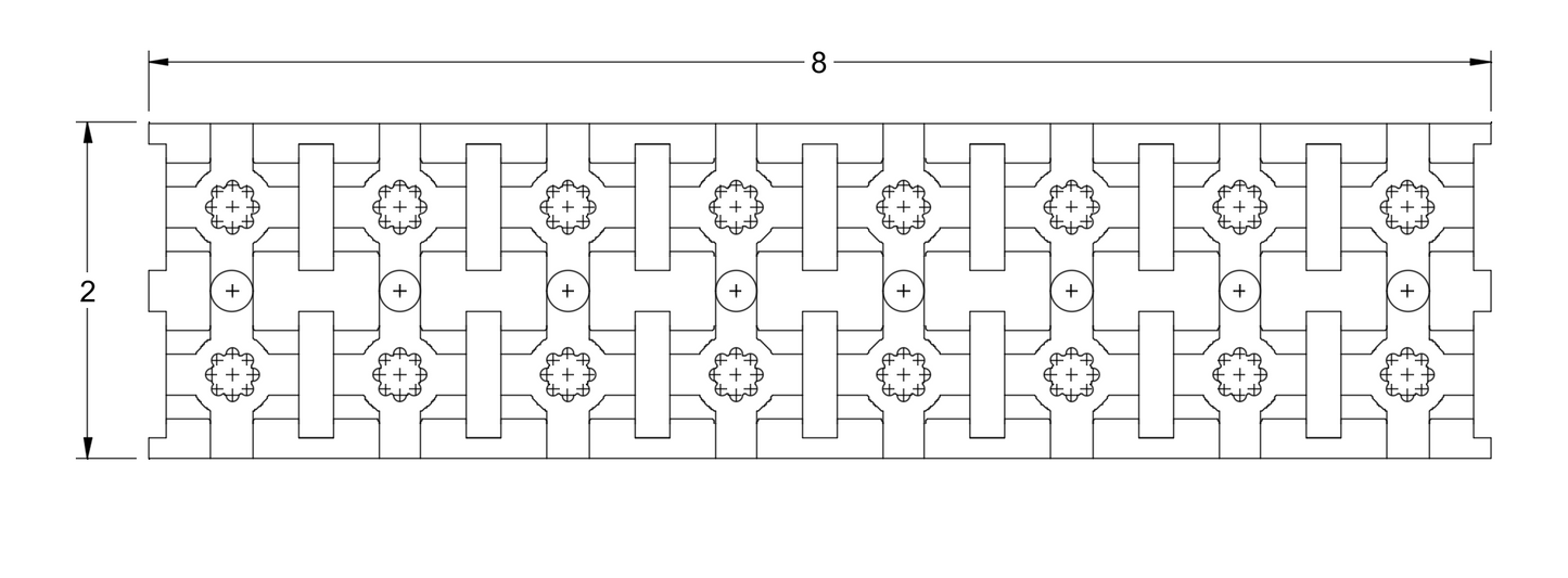JAGERMOUNT™ 8x2 Board
