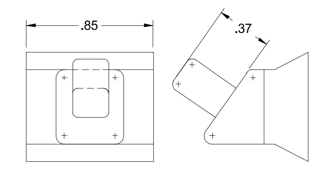 JAGERMOUNT™ 1/4 Single Socket Holder