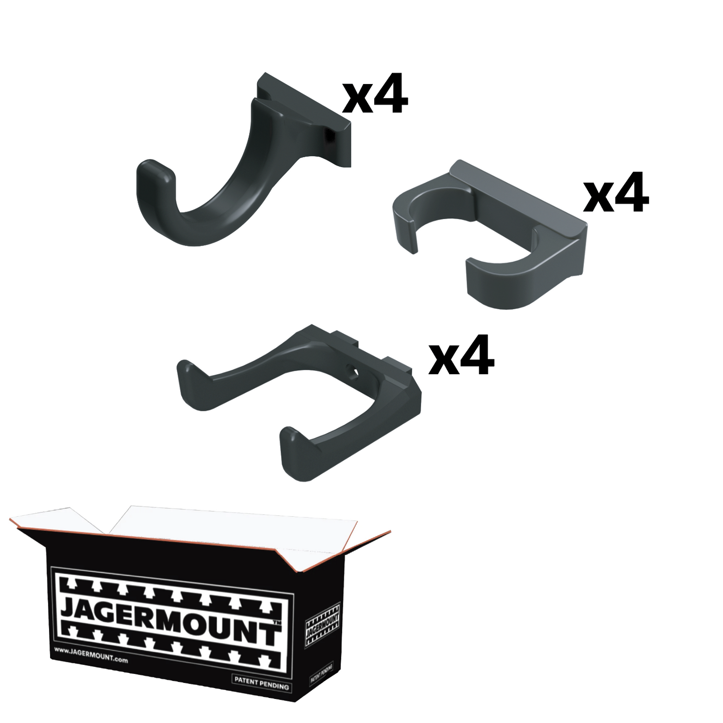 JAGERMOUNT™ Small Hooks and Hangers Kit
