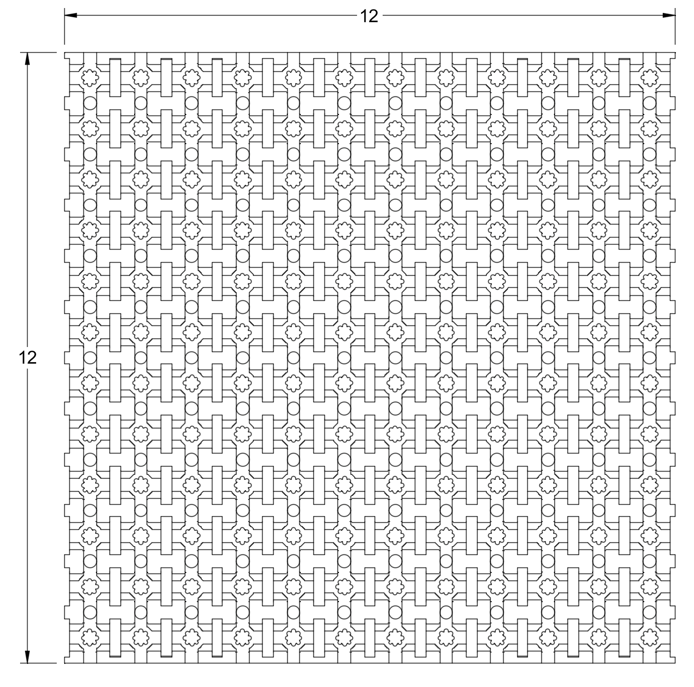 JAGERMOUNT™ 12x12 Board