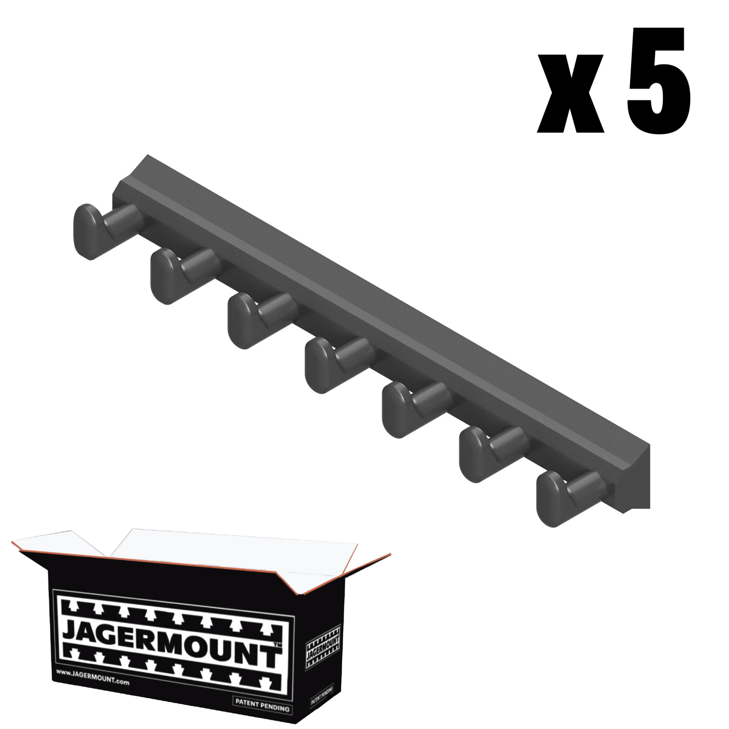 JAGERMOUNT™ Row Of Hooks