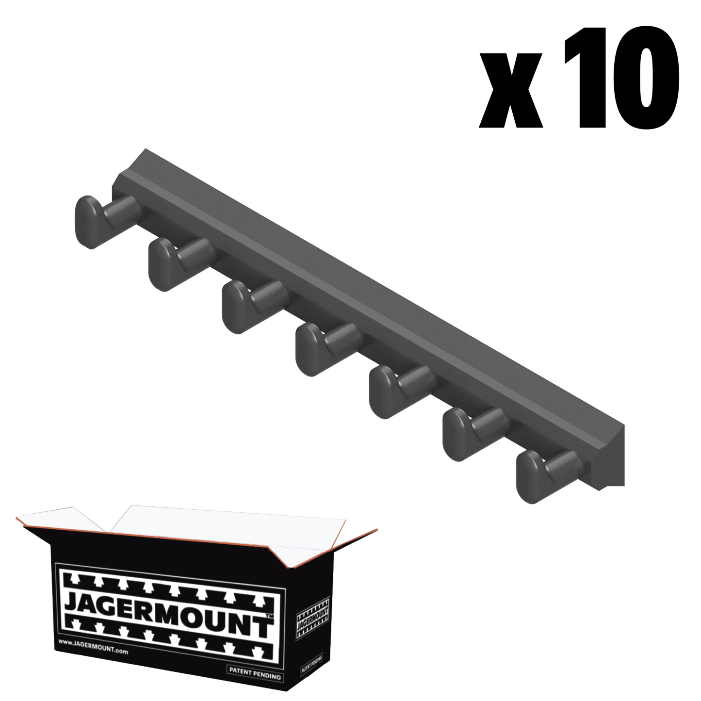 JAGERMOUNT™ Row Of Hooks