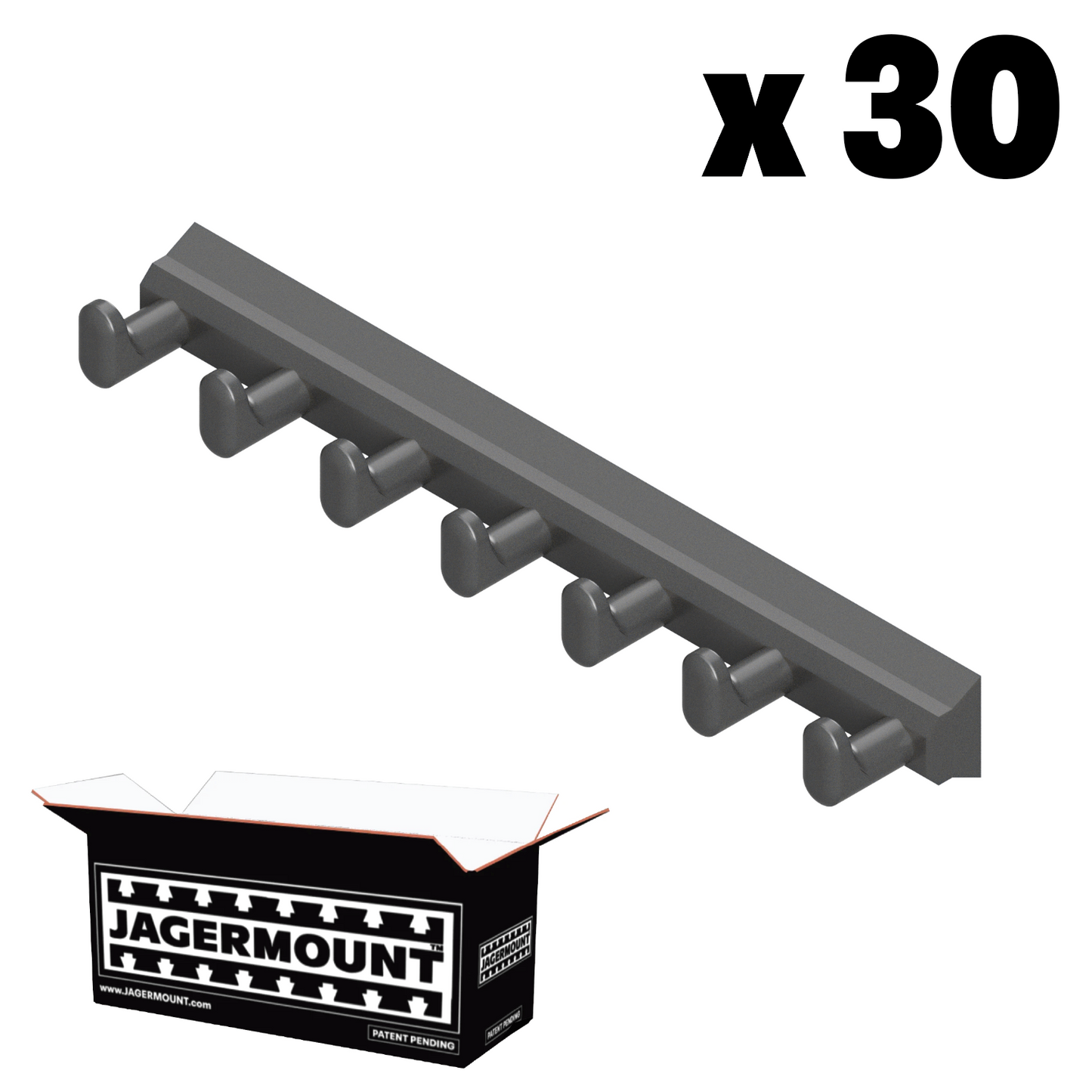 JAGERMOUNT™ Row Of Hooks