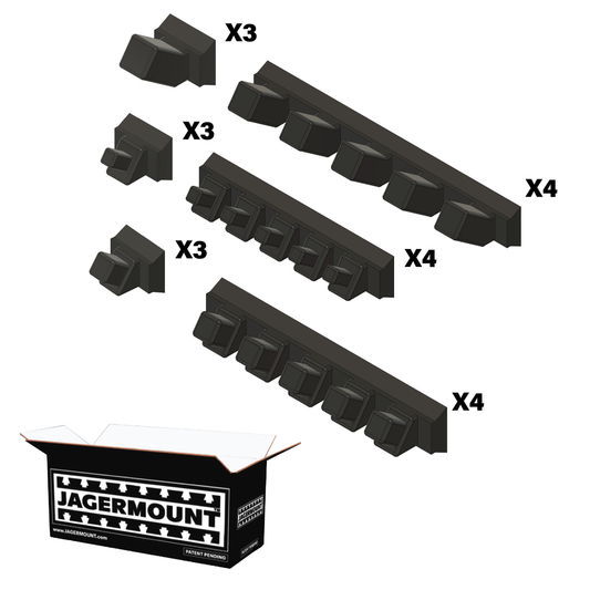 JAGERMOUNT™ 1/4 3/8 1/2 Socket Holder Assortment Pack